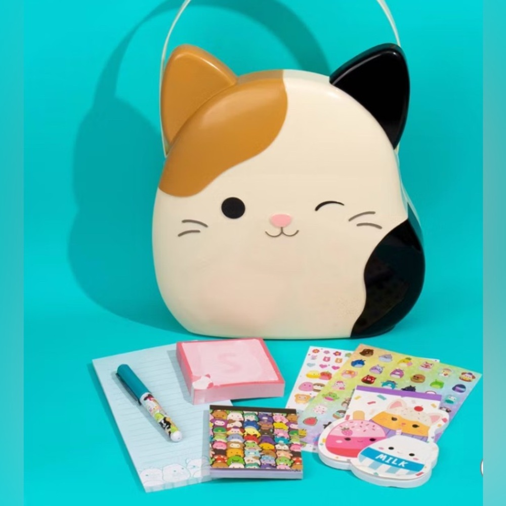 Squishmallow Cat Activity Set includes case - Picture 3 of 4